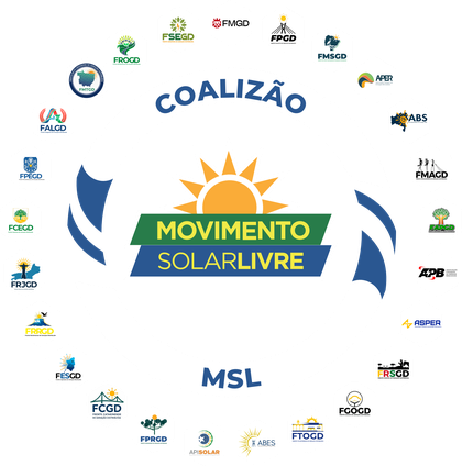 Selo da Coalizão Movimento SolarLivre MSL